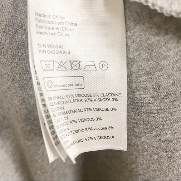 H&M Divided Gray Faux Wrap Dress - Picture 8 of 8